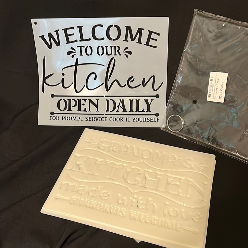 Craft stencils/ Farmhouse series.